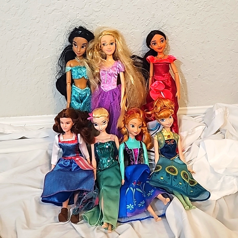 7 Disney Princesses Dolls